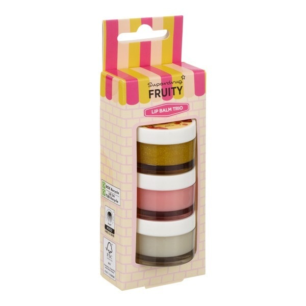 Fruity Lip Balm Trio Gift Set 10g