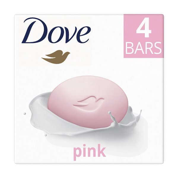 Dove Pink Beauty Cream Soap Bar 4X90g