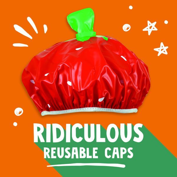 Bear Fruits Strawberry Detangle Shine Hair Mask & Hair Cap