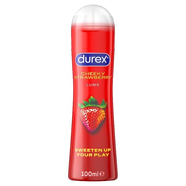 Durex Strawberry Lube Water Based Flavoured Edible 100ml