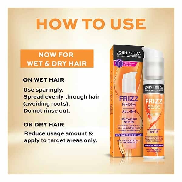 DNRAD John Frieda Frizz Ease Original 6 Effects Serum 50ml