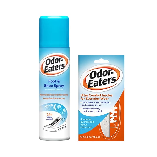 Odoreaters Foot & Shoe Spray and Ultra Comfort Insoles Bundle