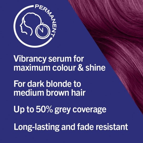 LIVE Intense Colour Permanent Purple Hair Dye Cyber Purple