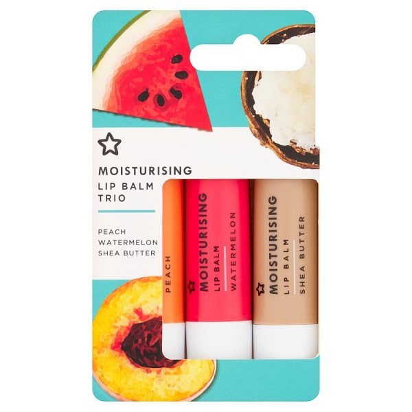 Superdrug Fruits Lip Balm Trio