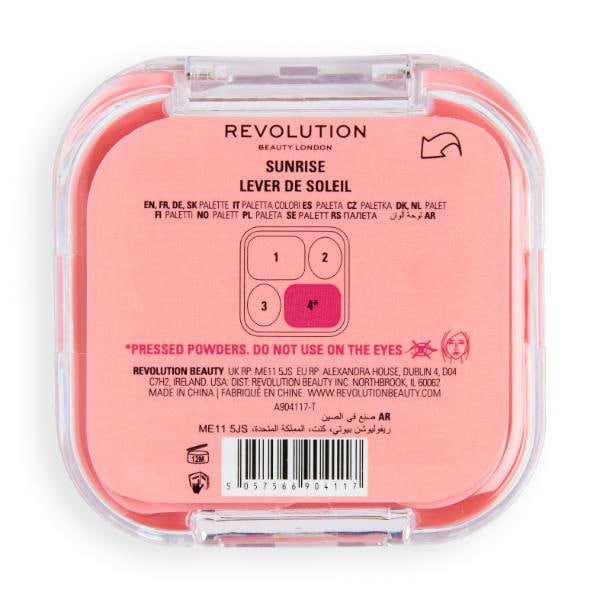 Revolution Bouncy Pop Shadow Palette Sunrise