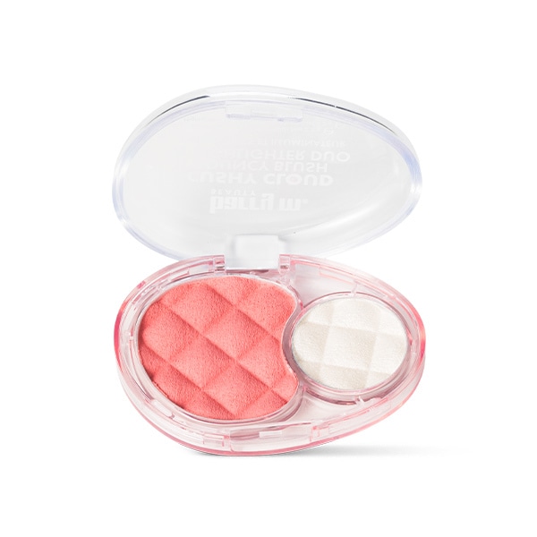 Barry M Cushy Cloud Bouncy Blush & Highlighter Duo Coral Cushion