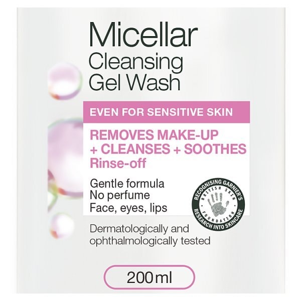 Garnier Micellar Gel Face Wash Sensitive Skin 200ml