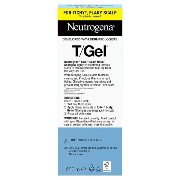 Neutrogena T/Gel Anti-Dandruff Scalp Relief Shampoo 250Ml