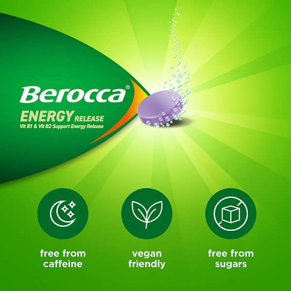 Berocca Energy Release Blackcurrant 15 Effervescent Tablets