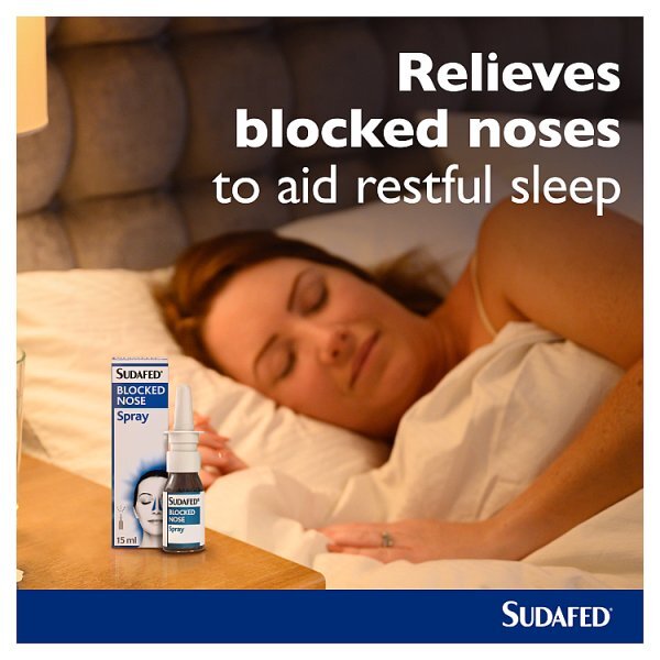 Sudafed Blocked Nose Nasal Spray 15ml