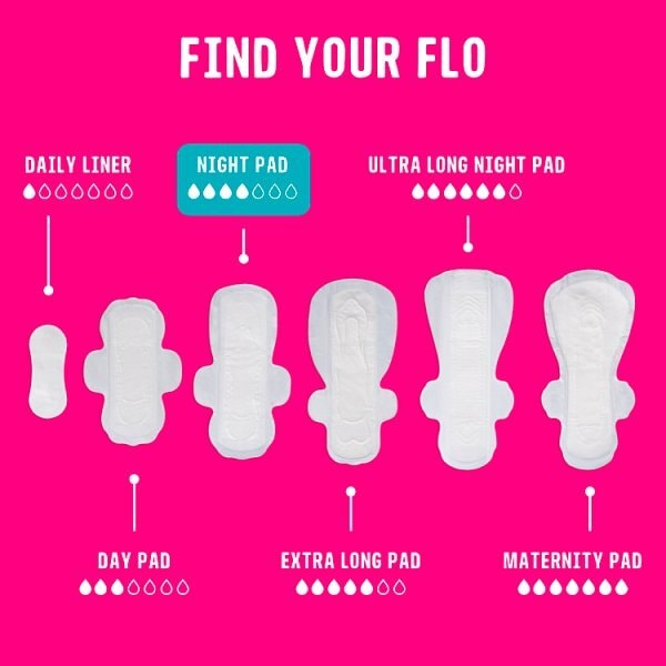 Flo Bamboo Night Pads (14 Pads)