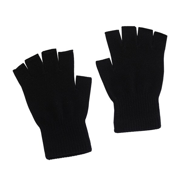 Superdrug Selected Fingerless Gloves Black