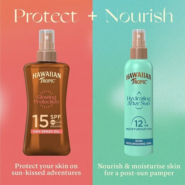 Hawaiian Tropic Protective Dry Oil SPF15 200ml