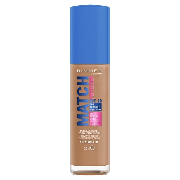 Rimmel Match Perfection Foundation 501W Noisette SPF20