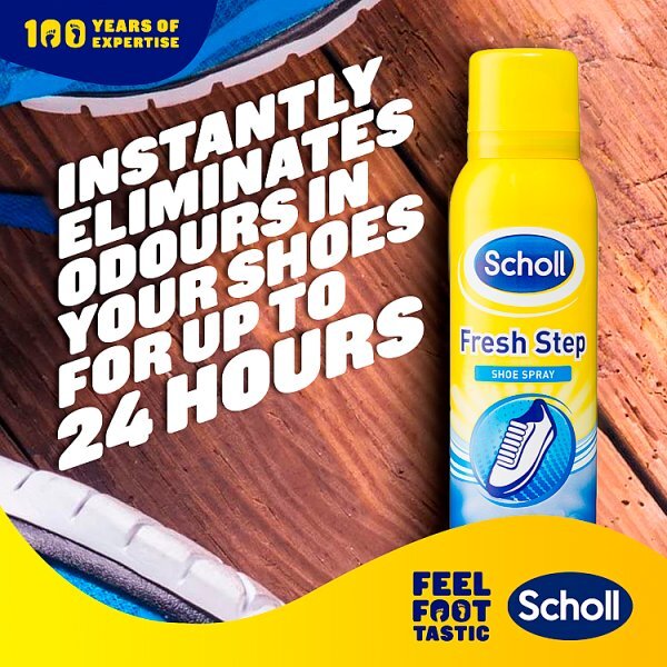Scholl Fresh Step Shoe Odour Removal Spray 150ml