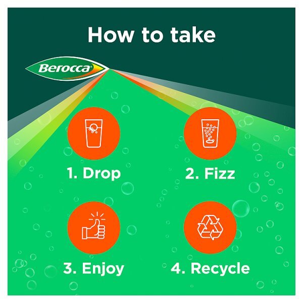 Berocca Blackcurrant 15 Sugar Free Effervescent Tablets