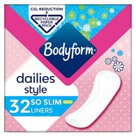 Bodyform So Slim Deo Fresh Lightly Scented Thin Liners x 32