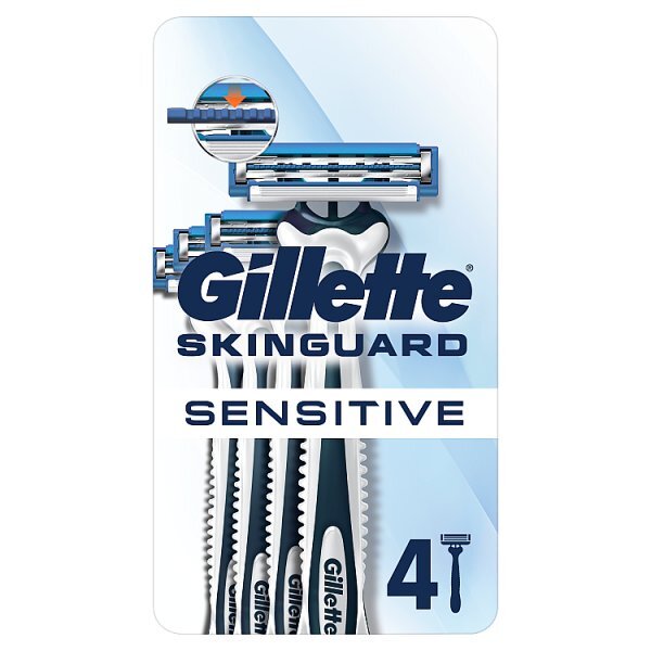 Gillette Skinguard Sensitive Disposable Razors, 4 Pack