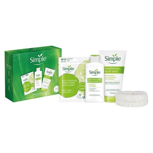 Simple Clean & Fresh Regime Collection Gift Set 3 piece