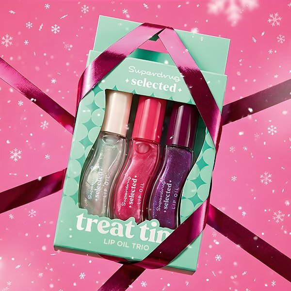Selected By Superdrug Treat Time Lip Oil Trio Gift Set