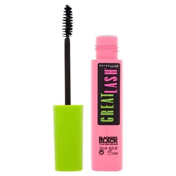 Maybelline Great Lash Mascara Blackest Black 12.5ml