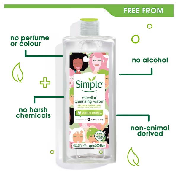 Simple X Kindness Cleansing Micellar Water 400ml