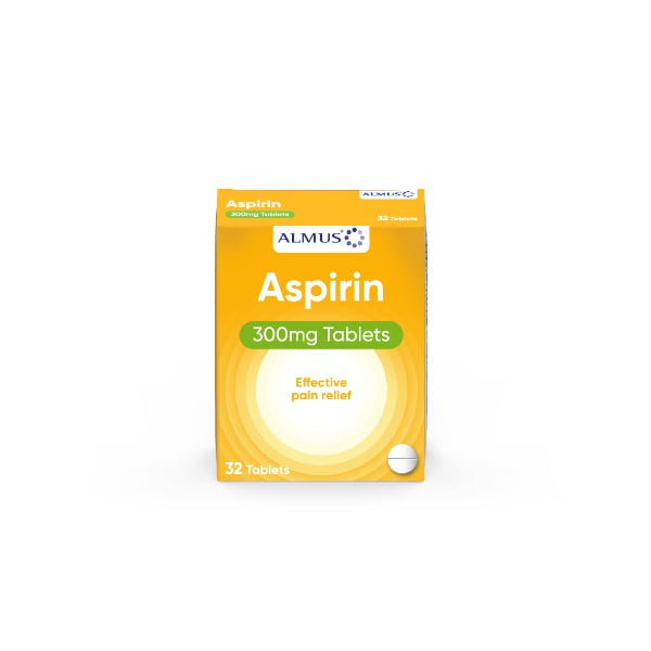 Almus Aspirin Tablets 300mg 32s