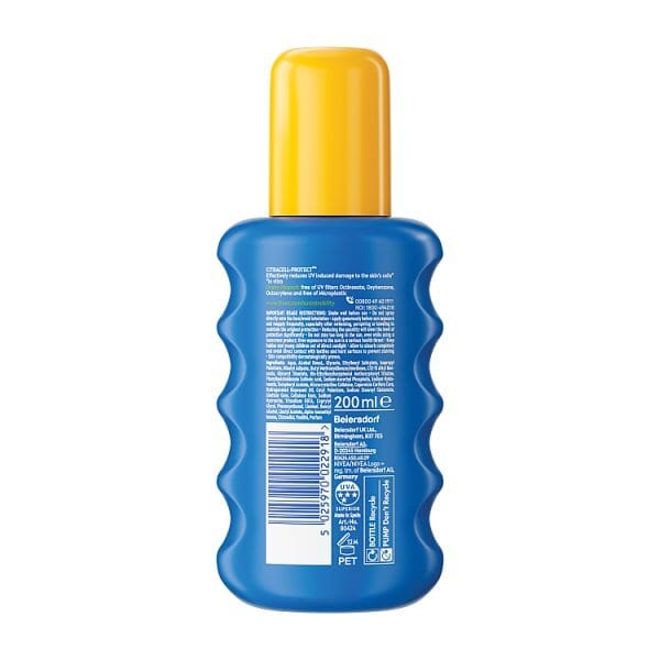 NIVEA SUN Suncream Spray Protect & Moisture SPF15 200ml