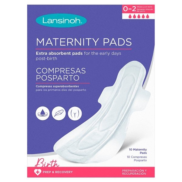 Lansinoh Extra Absorbent Maternity Pads, Pack Of 10