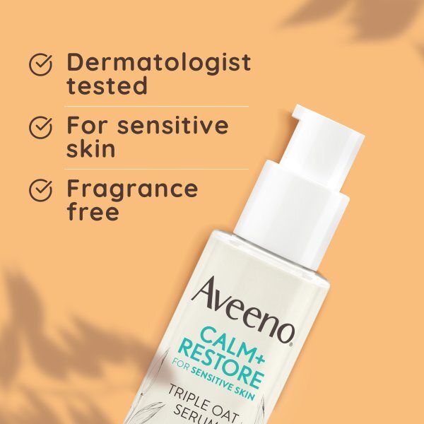 Aveeno Face Calm And Restore Triple Oat Serum 30Ml