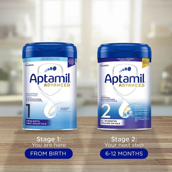 Aptamil 1 Advanced First Baby Milk Formula From Birth 800G