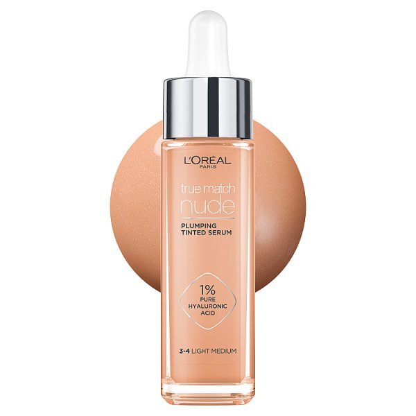 L'Oréal Paris True Match Nude Tinted Serum 3-4 Light Medium