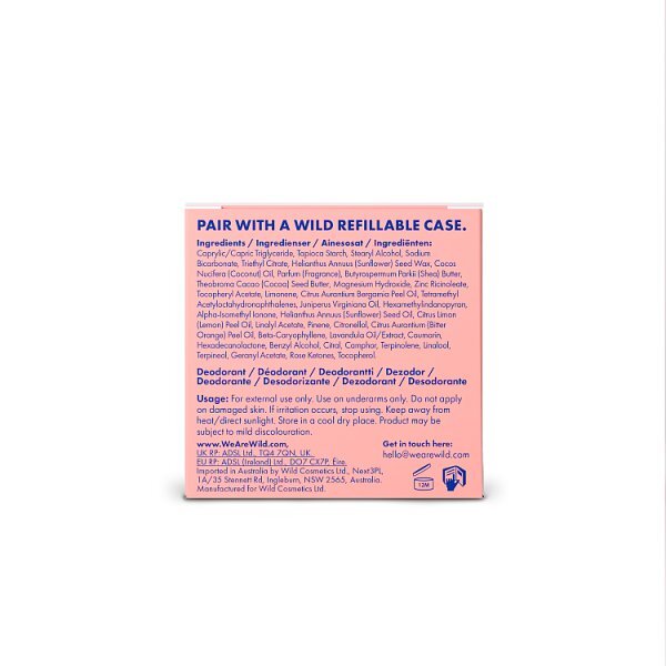 Wild Cotton & Sea Salt Deodorant Refill 40g