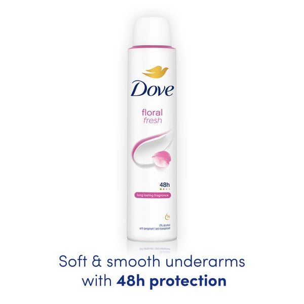 Dove Women Anti-Perspirant Deodorant Spray Floral 200ml