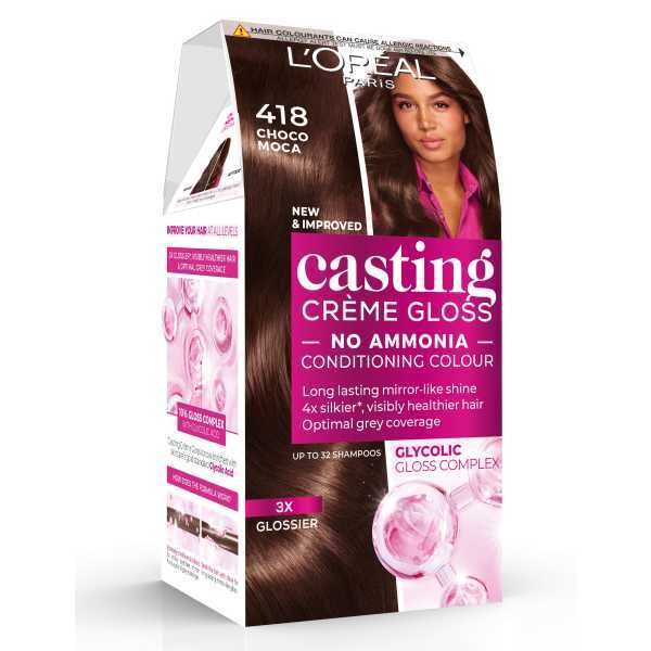 L'Oréal Casting Crème Gloss 418 Choco Mocha Hair Dye
