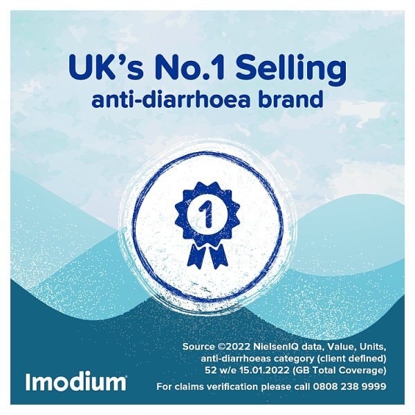 Imodium Original 2mg Diarrhoea 12 Tablets