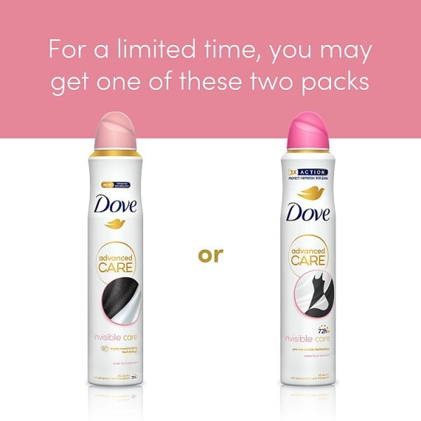 Dove Advanced Antiperspirant Deodorant Invisible Care 200ml