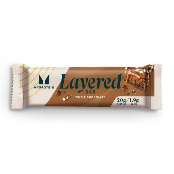 Myprotein Layered Protein Bar, Triple Chocolate Fudge
