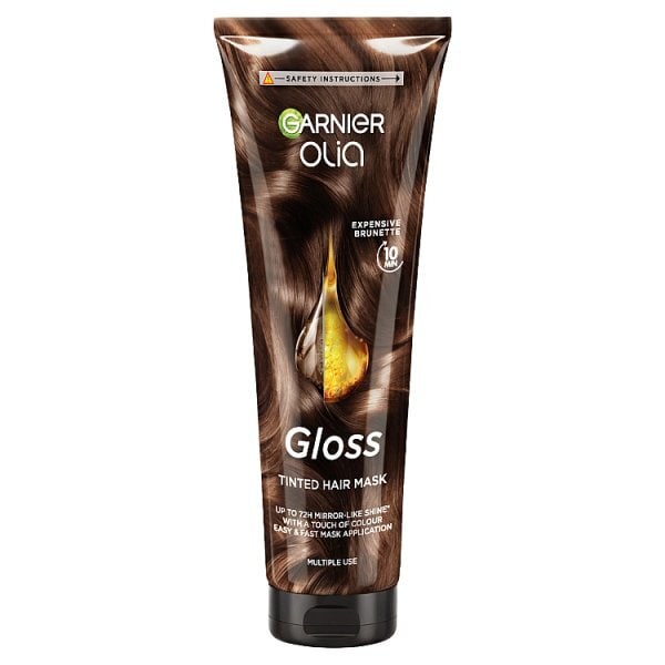Garnier Olia Gloss 10 Min Hair Mask, Expensive Brunette Shine