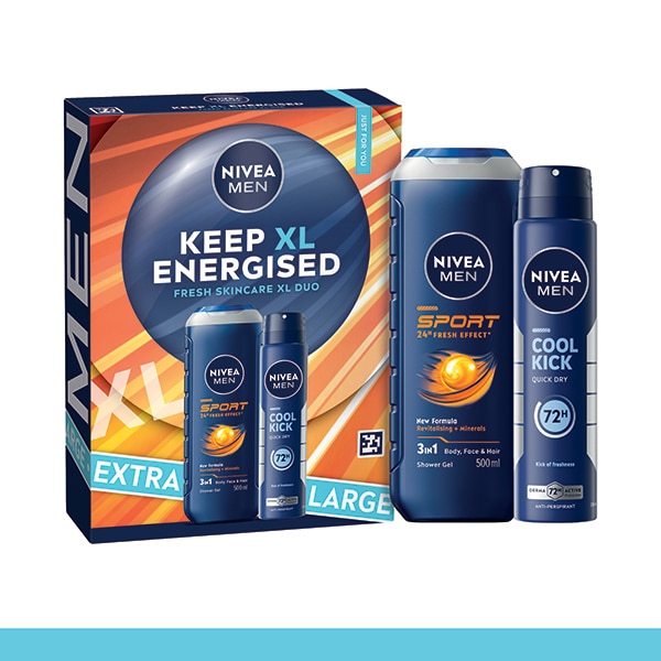Nivea For Men Energised XL Duo Gift Set