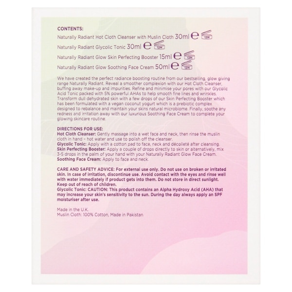 Superdrug Naturally Radiant Get The Glow Collection