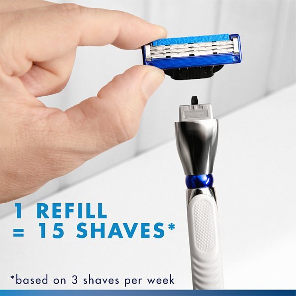 Gillette Mach3 Turbo Men’s Razor Blade Refills, 4 Count