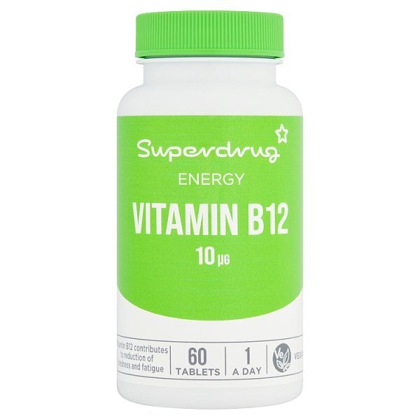 Superdrug Vitamin B12 10ug 60s
