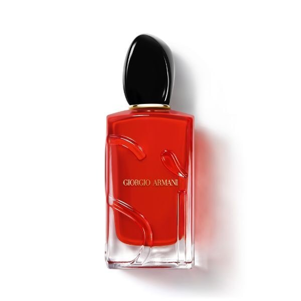 Si perfume red bottle on sale