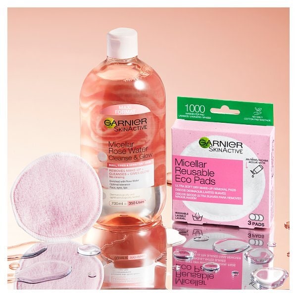 Garnier Micellar Rose Cleansing Water Makeup Remover Sens. Skin 700ml