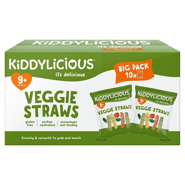 Kiddylicious Veggie Straws Bulk Box 10 X 12G