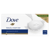 Dove Moisturising Soap Beauty Cream Bar 6X90g