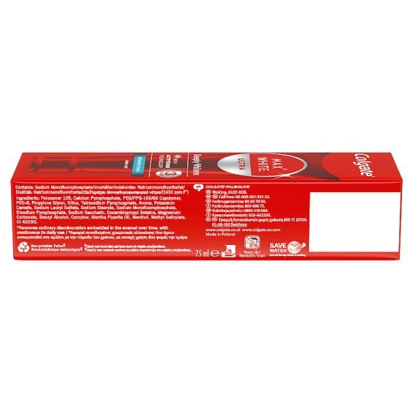 Colgate Max Ultra Fresh Pearls Whitening Toothpaste 75Ml