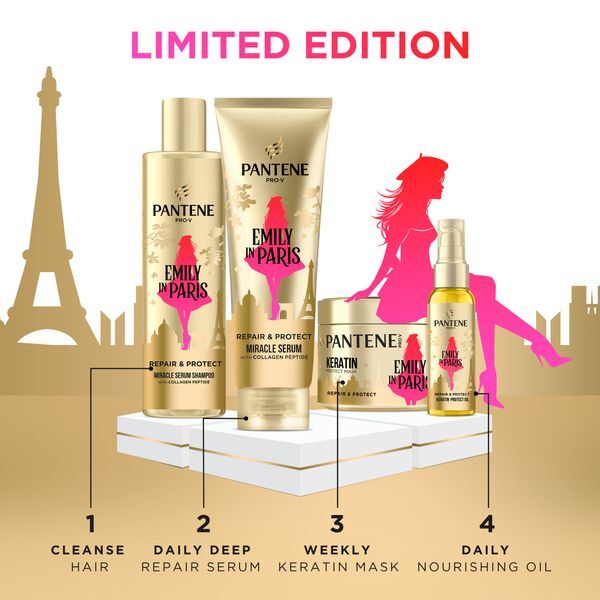 Pantene X Emily In Paris Serum Shampoo 250Ml