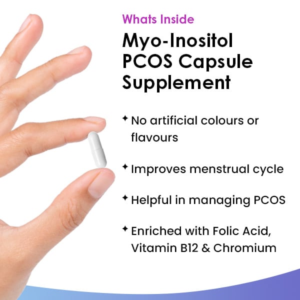 New Leaf Myo-Inositol PCOS Supplement + Folic Acid & B12